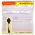 thumbnail image 2 of Hanna K Separates Plastic Soupspoons, Clear, 51 Ct, 2 of 2
