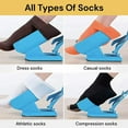thumbnail image 5 of Sock Aid Device with Handle, Easy On Off Sock Assistant, Blue, Mobility Aid for Limited Range of Motion, 5 of 5
