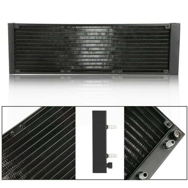 Sistema de refrigeración por agua para computadora, 12 tubos, enfriador de agua por calor para PC, tubo de refrigeración por tubo, diseño de próxima generación