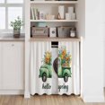 thumbnail image 6 of Hello Spring Tier Curtains 54 Inch Length, Easter Flowers Green Car Vintage Floral Cafe Short Curtains for Bathroom Over Sink, Small Kitchen Curtain Light Filtering Tiered Drapes 2 Panels 27.5"Wx54"L, 6 of 8