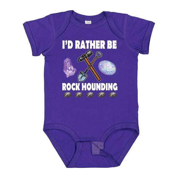 Inktastic Rock Hounding Rock Collector Boys or Girls Baby Bodysuit