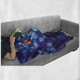 thumbnail image 6 of Christmas Soft Flannel Fleece Throw Blanket, Happy New Year Party Celebrations Swirling Ornaments and Balls Print, Cozy Plush for Indoor and Outdoor Use, 60" x 80", Multicolor, by Ambesonne, 6 of 6