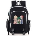 thumbnail image 6 of Roffatide Anime My Hero Academia Izuku Midoriya Katsuki Bakugo Shoto Todoroki Laptop Backpack with USB Charging Port & Headphone Port, 6 of 7
