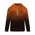 thumbnail image 4 of Goodtrade8 Gradient Oversized Sweatshirts for Men Athletic Hooded Drawstring Long Sleeve Pocket Mens Hoodies Lightweight, 4 of 5