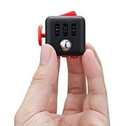 OliaDesign Fidget Cube Relieves Stress And Anxiety for Children and Adults Anxiety Attention Toy, Black