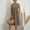 Army Green, variant on FengLS Womens Plus Size Dresses Leisure Loose Round Neck Sleeveless Sundresses Solid Color Cotton Linen Knee-Length Dresses with Side Pockets