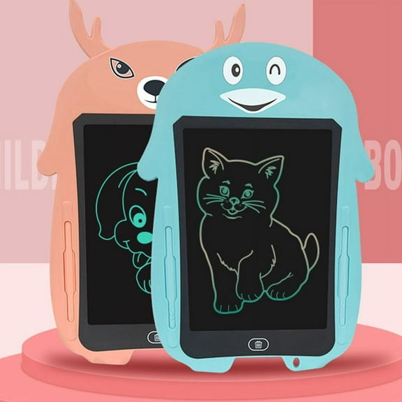 Colorful Writing Tablet Kids 8.5inch lcd tablet cartoon-penguin