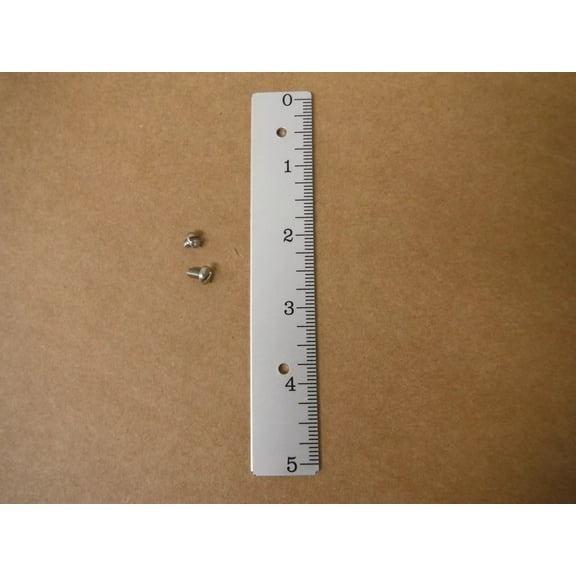 BRIDGEPORT MILL PART, milling machine MICROMETER SCALE W/SCREWS 1195306 M1165