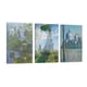 thumbnail image 1 of Cuadro Decorativo Tríptico Vertical Canvas Revolution Arte Claude Monet Set De 3 Cuadros 40x60 cm, 1 of 5