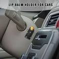 thumbnail image 2 of Sosolong Chapstick holder for car, Upright Lip Balm Holder -- No Melt, bling car accessories for women,Suitable for Most Vehicles.(Red), 2 of 14