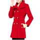 thumbnail image 2 of Abrigo y chaquetas informales de manga larga sin capucha para mujer, abrigo informal de invierno con cuello vuelto y bolsillos, liso, degradado, sin capucha, regular, de manga larga para mujer, 2 of 6