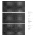 thumbnail image 2 of Metal Pegboard Panels, Robust Construction Black Pegboards Wall Organizer Scratch Proof  for Utility Rooms, 2 of 7