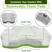 CPAP Pillow for Side Sleeping - Adjustable Memory Foam CPAP Pillows for Side & Back Sleepers - HSA Pillow Eligible for Better Sleep