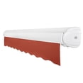 thumbnail image 3 of Awntech 18 Ft Key West Left Motorized Heavy Duty Patio Retractable Awning with Cassette (216in x 9.38in x 120in), Terracotta, 3 of 8