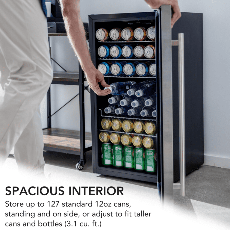 訳アリ　Whynter冷蔵庫 120缶用　BR130SB Whynter Beverage Refrigerator - Stainless Steel with