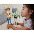 thumbnail image 3 of Disney Pixar Toy Story Large Woody Action Figure, Collectible Toy in 12-inch Scale, 3 of 7