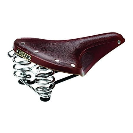 Brooks Saddles B67 Bicycle Saddle (Mens, Chrome Springs, Antique Brown)