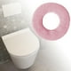 thumbnail image 5 of Funda universal para asiento de inodoro, cómoda, lavable, fácil instalación, lujosa, elástica, suave, cojín para asiento, almohadilla para inodoro, Yinane Cubierta de asiento de inodoro, 5 of 8