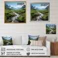 thumbnail image 4 of Designart "French Alpine Mountains" Landscape Mountains Floater Framed Wall Art Prints, 4 of 5