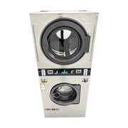 Commercial Coin Operated Washer Dryer Combo Stackable Double-layer 220V