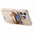 thumbnail image 3 of Case for FOXDOCK iPhone 15 Pro , Leather, Bear Ring, Card Holder, 3 of 4