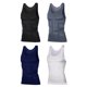 thumbnail image 2 of Chaleco Adelgazante Moldeador De Cuerpo, 4 Piezas De Camisetas Interiores Para Abdomen, Chaleco Adelgazante Para Hombres Para Gimnasio, 2 of 7