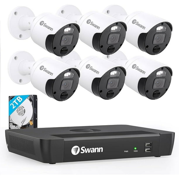 防犯カメラ Swann Professional NVR Security System Swann Professional Enforcer Series 4K Cameras with 2TB NVR