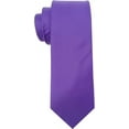 thumbnail image 1 of ORUYROP Cravates pour Hommes Couleur Unie Unie Cravates Noires Formelles pour Hommes, 1 of 5