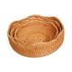 thumbnail image 5 of Canasta de frutas de ratán de 3 partes, cesta de servicio de pan, caparazón de almacenamiento que ahorra espacio para hotel de té, granja, tolera de f, 5 of 9