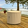 thumbnail image 6 of Budge XSmall Tan Patio Round Table Cover, StormBlock™ Savanna, 6 of 9