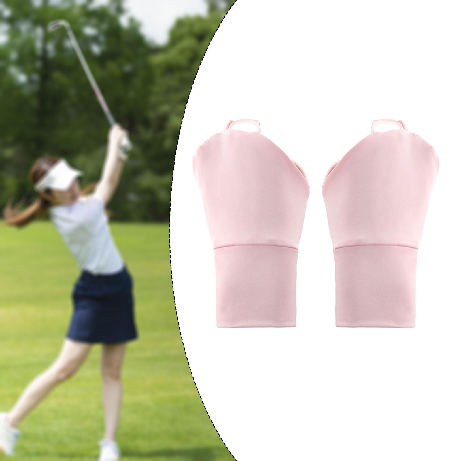 Driving Gloves Palmless Gloves Summer Mittens Stretchable Cooling Fabric for Women's Golfing Camping Picnics