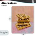 thumbnail image 4 of Stupell Industries Contemporary Stack of Fluffy Waffles Canvas Art, 24 x 30, by The Prints Vibe, 4 of 8