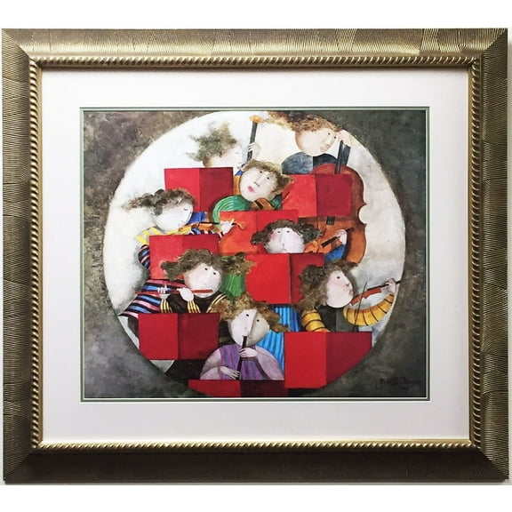 Graciela Rodo Boulanger "OPUS I" Lithograph Newly Custom Framed art litho Generic