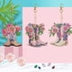 thumbnail image 2 of DIY Point Drill Key Ring Cartoon 6pcs Diamante Pinturas Llavero Decoración Regalo Hugtrwg  Para estrenar, 2 of 9