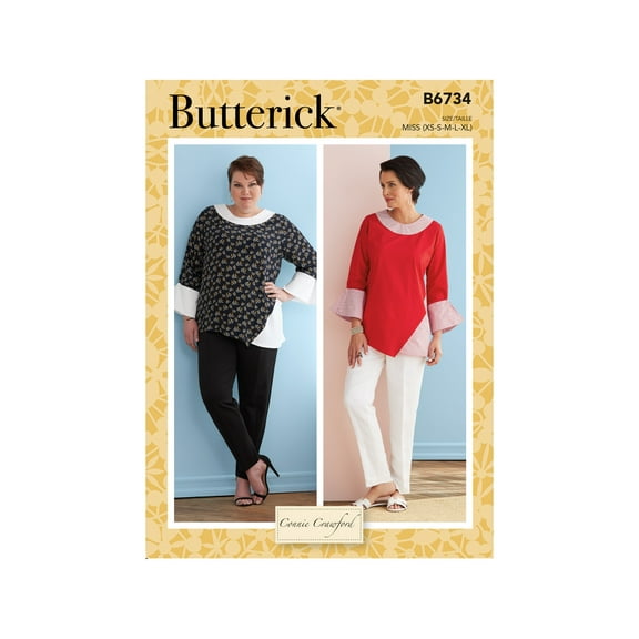Butterick Sewing Pattern 6734 Tops