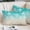 Brown Teal, variant on Teal Beige Ombre Coastal Pillow Covers, Linen Long Throw Pillow Case, Nautical Beach Starfish Coral Summer Holiday Pillow Protector Decorative Cushion Cover for Living Room/Bedroom 16" x 24"