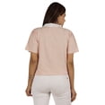 thumbnail image 4 of Moomaya Womens Peter Pan Lace Collar Top Plain Jersey Short Casual Tshirt, 4 of 8