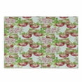 thumbnail image 1 of Victorian Cutting Board, Apple Tree in Summer Time with Flowers Nature Scenery Cultural Art Print, Decorative Tempered Glass Cutting and Serving Board, Small Size, Red White Green, by Ambesonne, 1 of 1