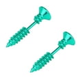 thumbnail image 2 of Opvise Funny Screw Shape Ear Studs Cool Double-Sided Earrings Fashion Jewelry Gift, 2 of 8