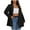 Black, variant on Ltctricy Women's Oversized Blazers Business Casual Lapel Long Sleeve Button Solid Color Suit Jackets Work Office Outwear Coats(Light Blue,X-Large)