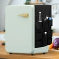 thumbnail image 1 of Mini Fridge Organizer 600D Oxford Double Side Caddy Organizer with 12 Pockets 53.9 ×12.8 Inches Dorm Office Over the Fridge Caddy Organizer Machine Washable Flatware Storage Organizer fo, 1 of 10