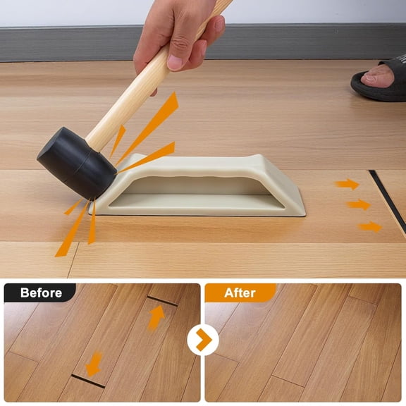 Floor Gap Fixer Tool for Laminate Floor Gap Repair,Heavy-Duty Plank Grabber Includes Washable Adhesive Pad for Laminate, Vinyl, and Hardwood Flooring Repair (VT-003-001)$$Tools & Hardware Other