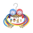 thumbnail image 1 of Refrigerant Manifold Gauge For R12/R22/R134A/R502 Air Conditioning Refrigerant Charging Tool Brass Dual-Valve Pressure Gauge, 1 of 6