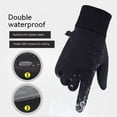 thumbnail image 2 of Guantes de invierno para mujer y hombre, guantes de esquí con forro térmico y cálido, pantalla táctil, perfectos para ciclismo, correr, conducir, senderismo, caminar, 2 of 5