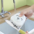 thumbnail image 5 of Double Sided Blade Cleaning Brush, Multifunction Kitchen Utensil Scrubber for Knives, Forks, Chopsticks and Cutlery, Safe Non-Slip Handle Cleaning Brush for Household and Dishwasher Use, 5 of 8