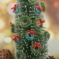 thumbnail image 4 of HATISS 10PCS Mini Christmas Wreaths Miniature Garden Home Decoration Dollhouse Decor, 4 of 8