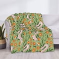 thumbnail image 3 of Naloa Snake And Floral Flannel Blankets - Thick and Warm Blanket for Winter, Soft Fuzzy Plush King Blanket for All Seasons60"x50", 3 of 6