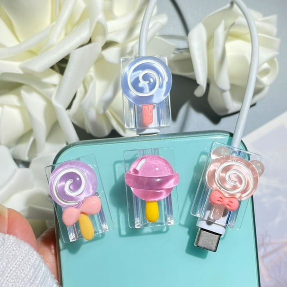 Tianyeda 4pcs Cell Phone Cord Protector For all Original iphone Cables