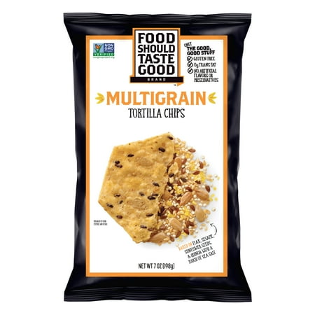 Food Should Taste Good Multigrain Tortilla Chips, 7 oz