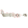 thumbnail image 2 of Anti Theft Stainless Steel Door Lock Hasp Staple Padlock Clasp Shed Latch Tool 5Inch, 2 of 9